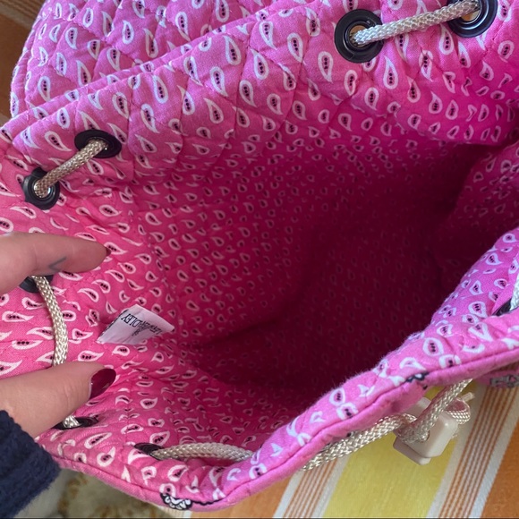 Pink Paisley Vera Bradley Backpack - Picture 3 of 5
